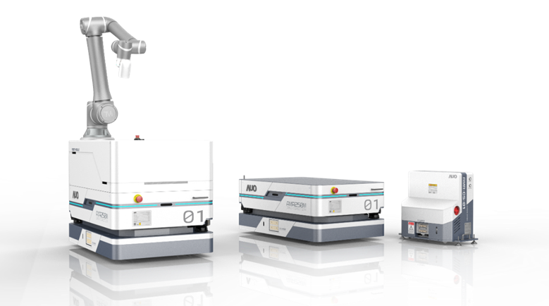 永利yl23411數位開發的自主式移動機器人（AMR250M），搭配全向輪並結合AI演算法、2D LiDAR、3D攝影機等技術，協助客戶實現產線全自動化